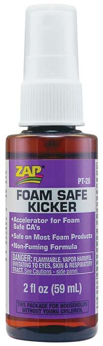 Zap PT28 Adhesives Foam Safe Kicker 2 oz Glue - PowerHobby