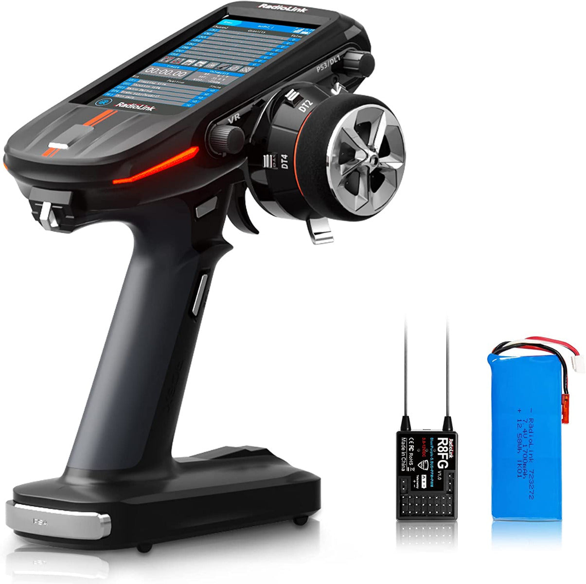 Radiolink RC8X 8 Channels 2.4Ghz RC Transmitter / Radio W R8FG Gyro Receiver - PowerHobby