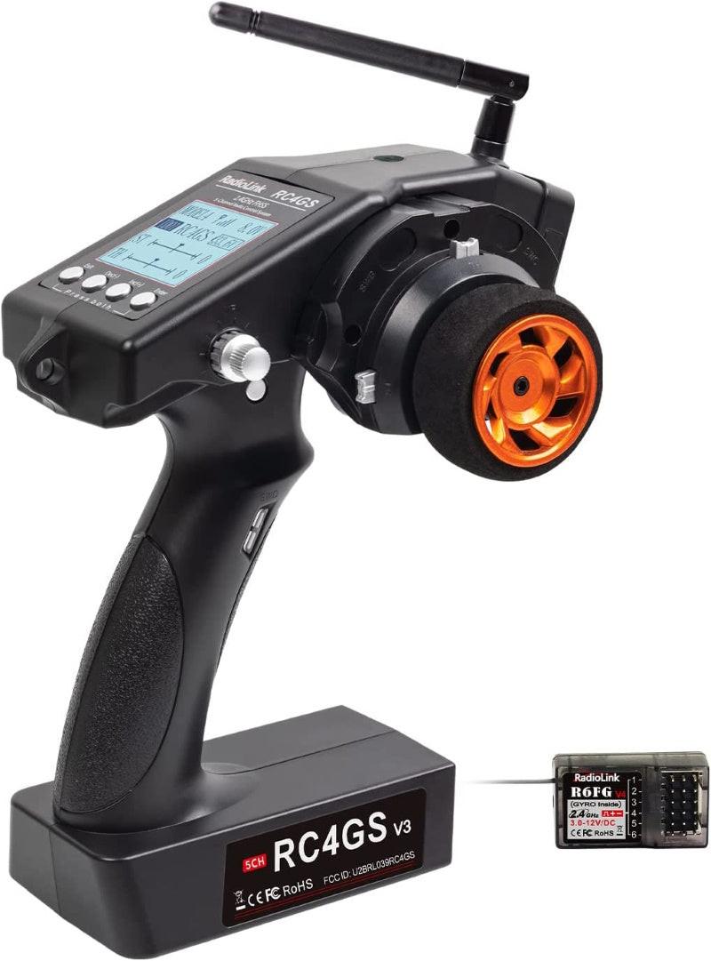 Radiolink RC4GS V3 5 Channels RC Transmitter and R6FG Gyro Receiver - PowerHobby