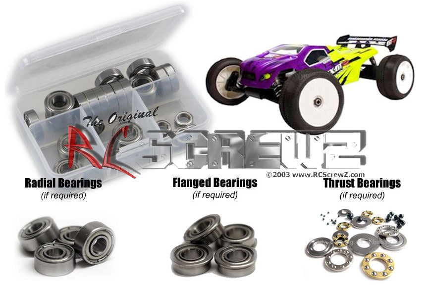 RCScrewz mug022b Mugen Seiki MBX-6TR Precision Bearing Kit - PowerHobby