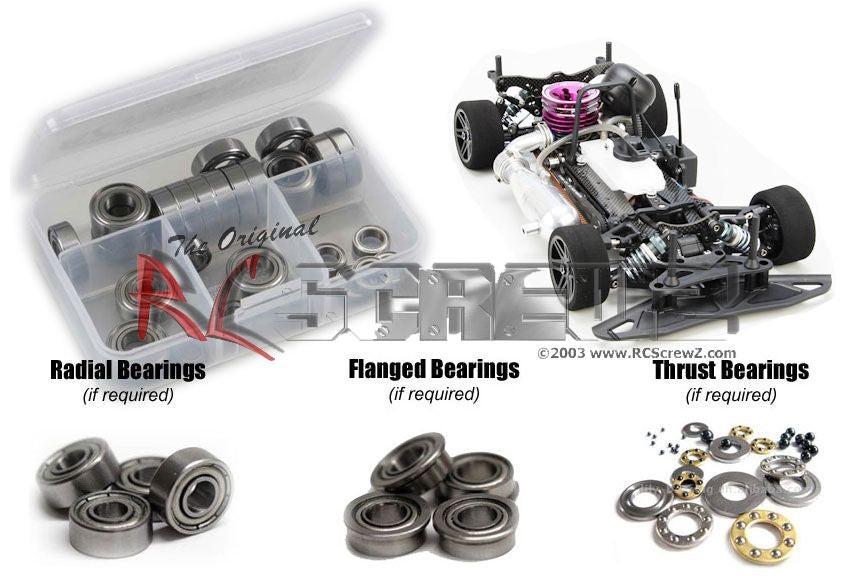 RCScrewz mug029b Mugen Seiki MTX6 Nitro 1/10th Metal Shielded Bearings - PowerHobby
