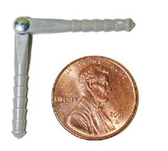 Robart 307 Steel Pin Hinge Points (6) - PowerHobby