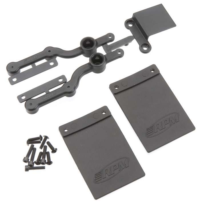 RPM 70152 Mud Flap/Number Plate Kit Associated SC10 2WD - PowerHobby