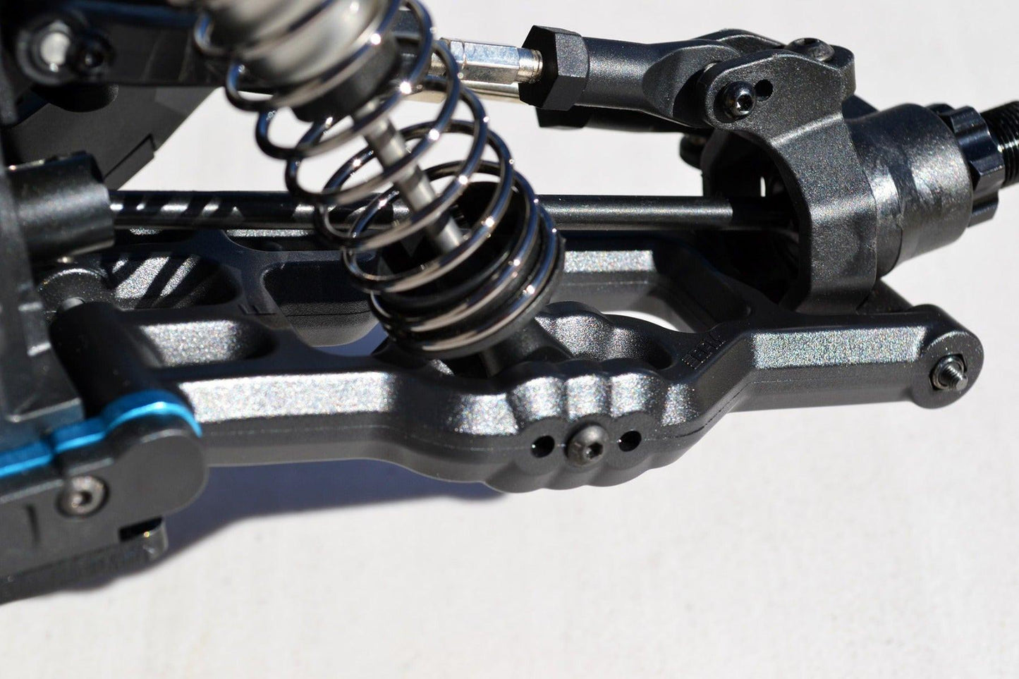 RPM 70202 Front Lower A-Arms for the Associated MT8 Black - PowerHobby