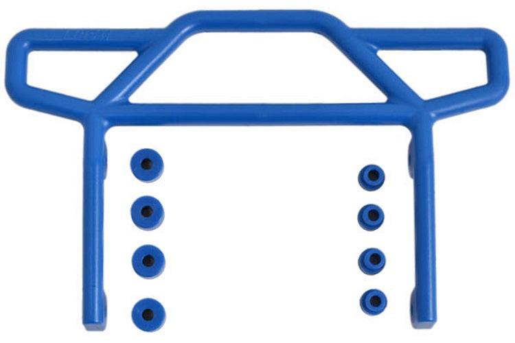 RPM 70815 Blue Rear Bumper Traxxas Electric Rustler - PowerHobby