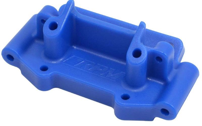 RPM 73755 Front Bulkhead Blue Traxxas 2WD Vechicles Nitro Slash Bandit Rustler - PowerHobby