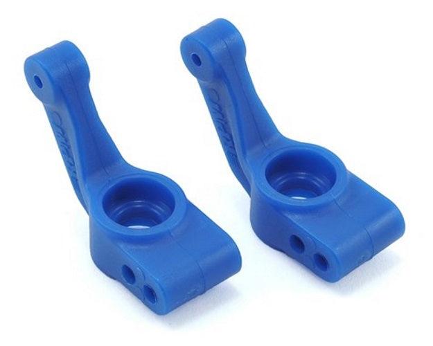 RPM RPM80385 Rear Stub Axle Carriers Blue Traxxas Bandit Rustler Slash Stampede - PowerHobby