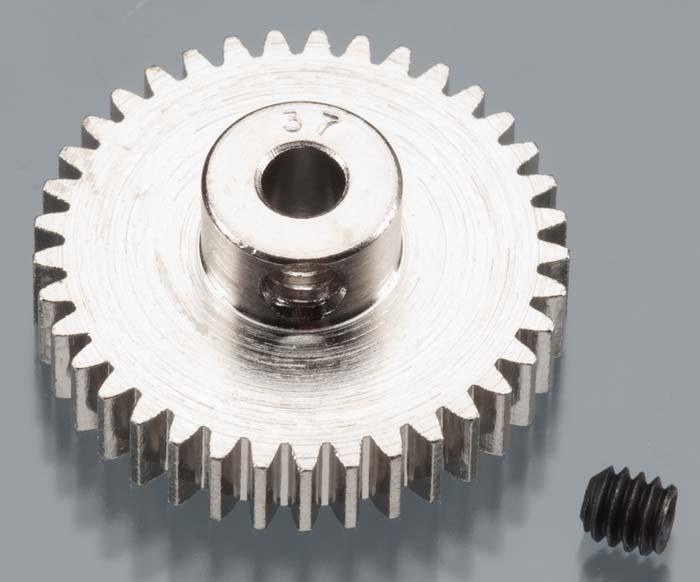 Robinson Racing 1037 Pinion Gear Hard Nickel 48P 37T - PowerHobby