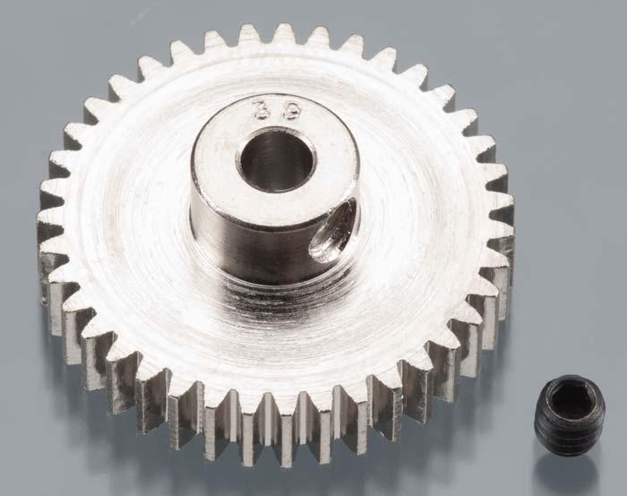 Robinson Racing 1039 Pinion Gear Hard Nickel 48P 39T - PowerHobby