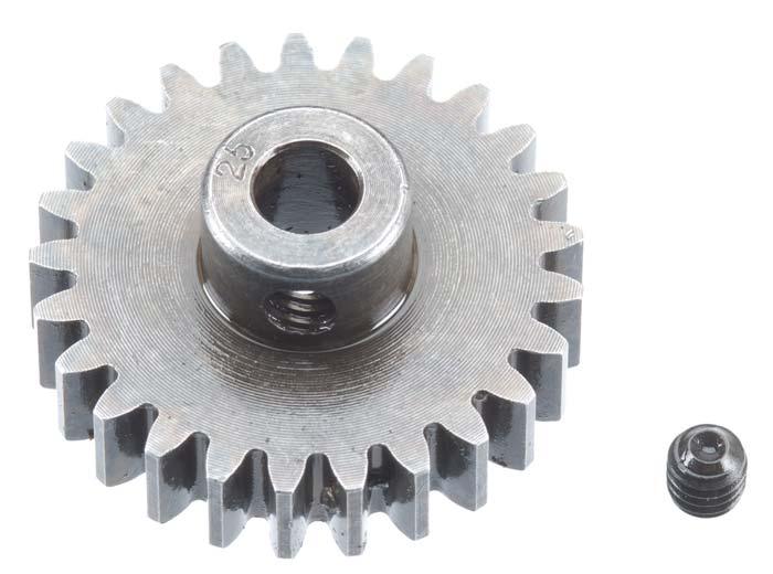 Robinson Racing 1225 5mm Bore Extra Hard Steel Mod 1 Pinion Gear 25T - PowerHobby