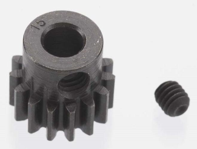 Robinson Racing 8615 X-Hard Black Steel 15T 32P Pinion 5mm - PowerHobby