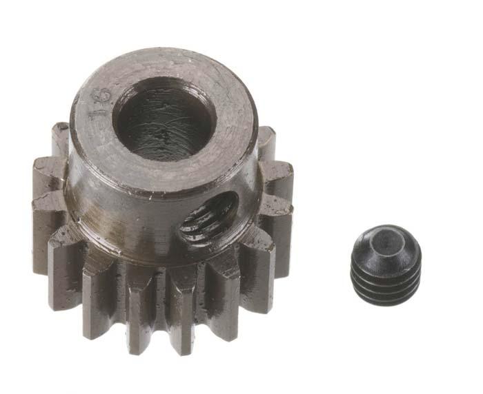 Robinson Racing 8716 Pinion Gear Xtra Hard 5mm 8 Mod 16T - PowerHobby