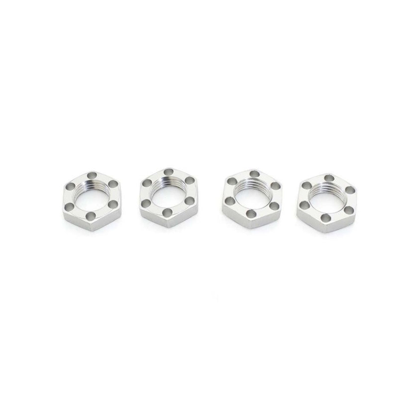 Kyosho KYOEF244S LW Wheel Nut(Silver/4pcs/FANTOM EP) EF244S - PowerHobby