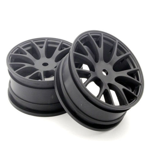Kyosho KYOFAH701BK Wheel FZ02 (Muscle Car /Black) (2pcs) FAH701BK - PowerHobby