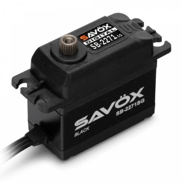 Savox SB2271SG-BE Black Edition High Voltage Brushless Digital Servo - PowerHobby