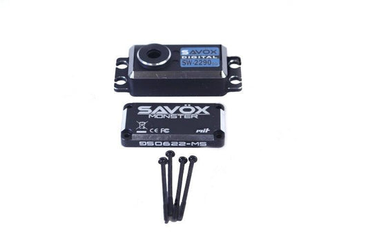 Savox SAVSCSW2290SG Top & Bottom Servo Case Set w/ 4 Screws for SW2290SG-BE - PowerHobby