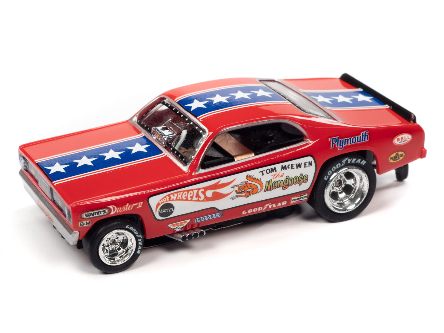 Auto World Hot Wheels Snake VS Mongoose 2 Pack HO Slot Cars for AFX SC2PK001 4Gear - PowerHobby