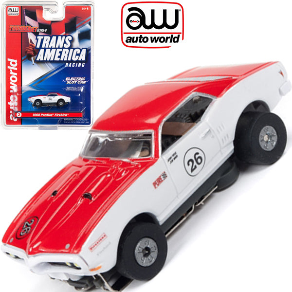 Auto World Pontiac Firebird Jerry Titus Thunderjet AFX Ho Slot Car SC338 - PowerHobby