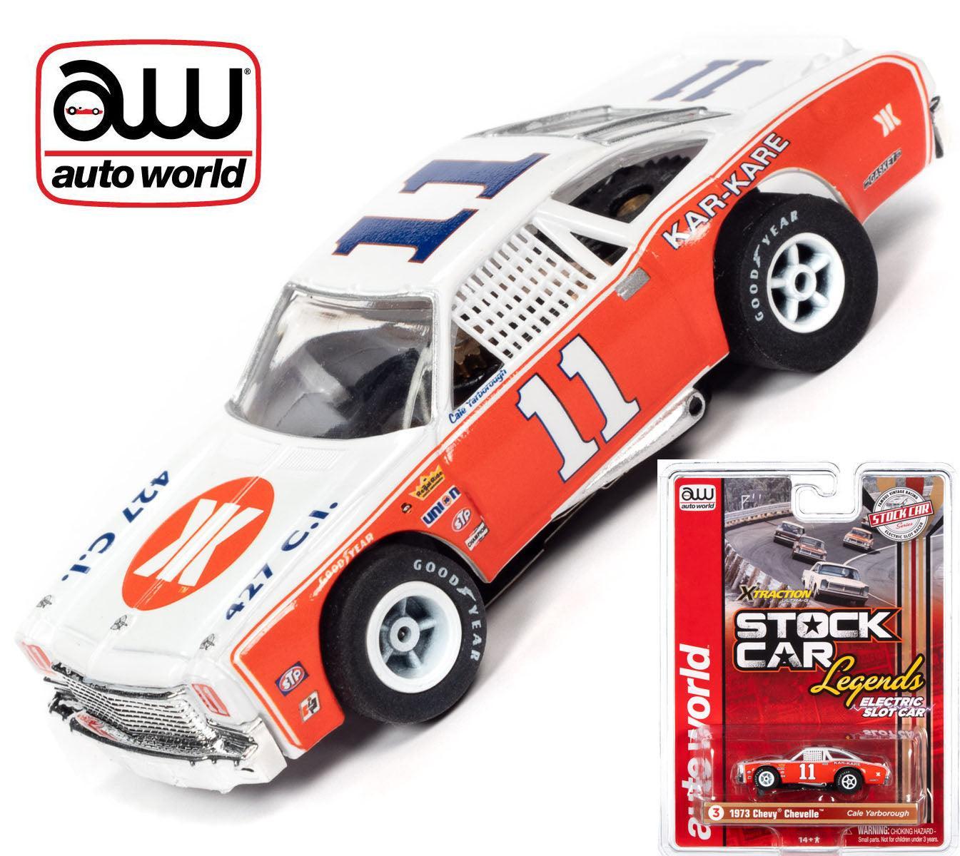 Auto World Xtraction R31 Chevrolet Chevelle Cale Yarborough HO Slot Car SC355 - PowerHobby