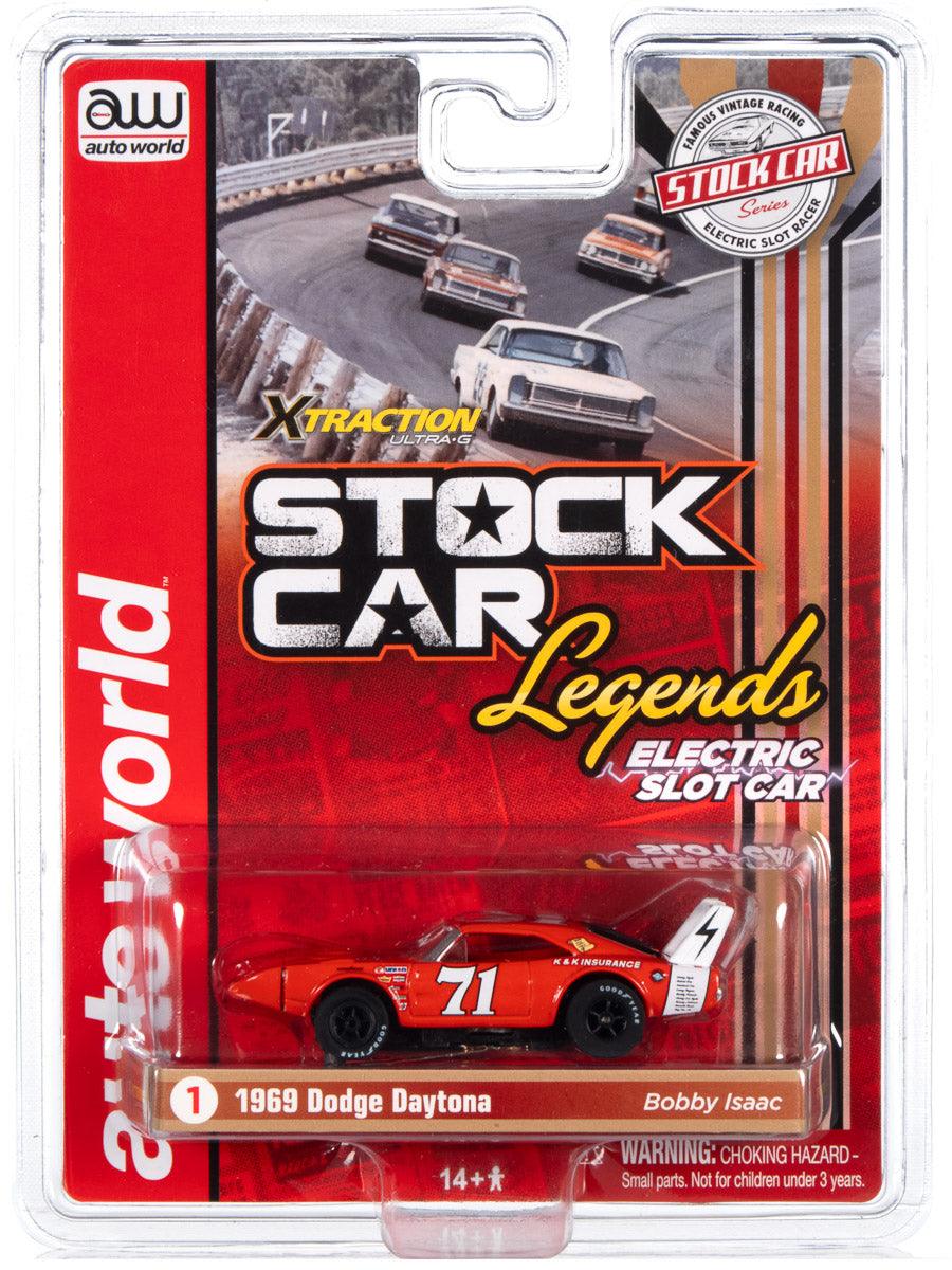 Auto World Xtraction R31 1969 Dodge Daytona Bobby Isaac HO Slot Car SC355 - PowerHobby