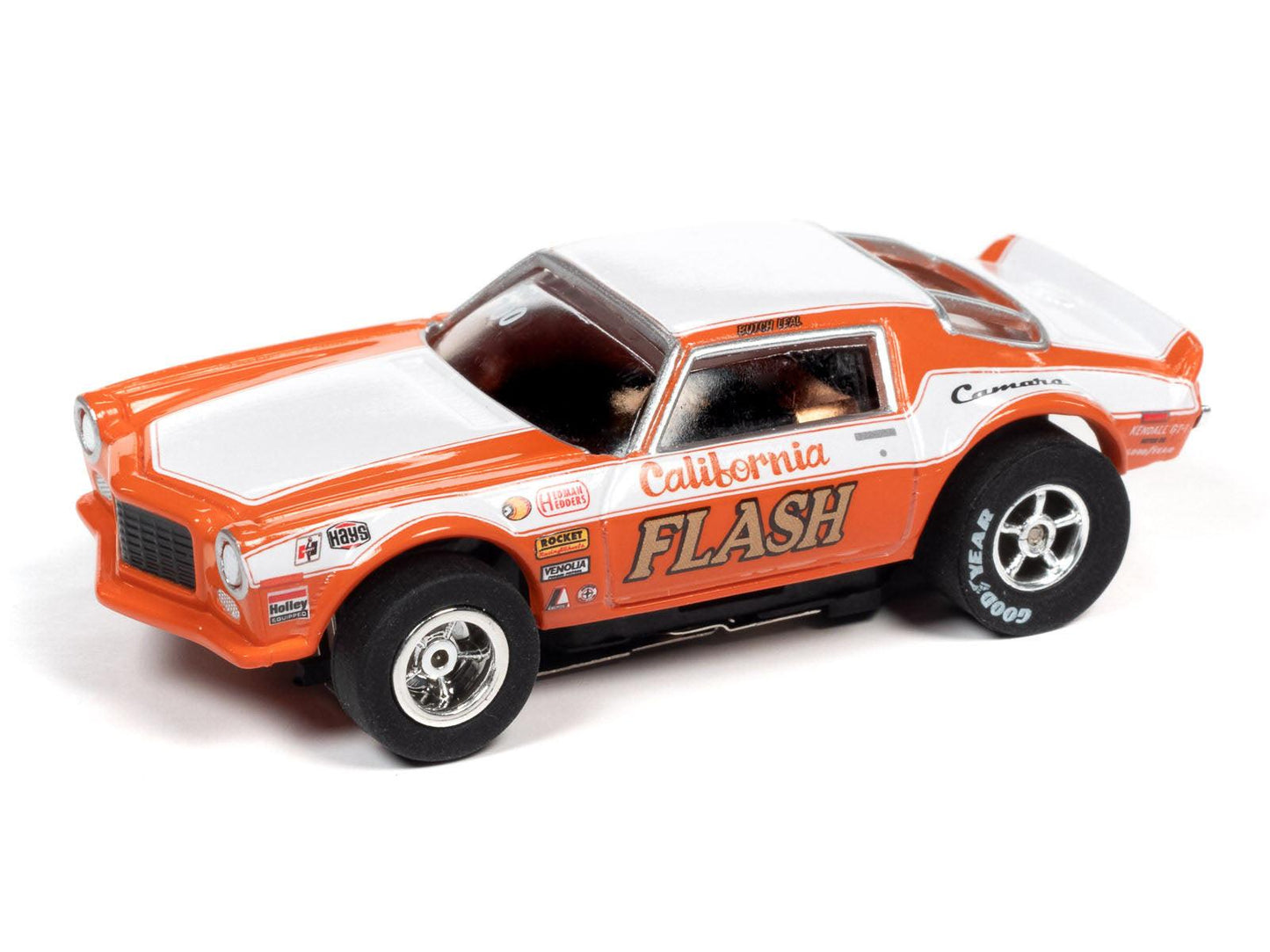Auto World Xtraction Chevy Camaro Butch Leal California Flash HO Slot Car SC361 - PowerHobby