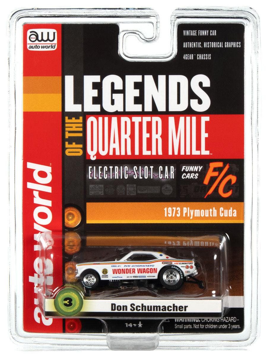 Auto World Don Schumacher Plymouth Barracuda Wonder Wagon Ho Slot Car SC363 - PowerHobby