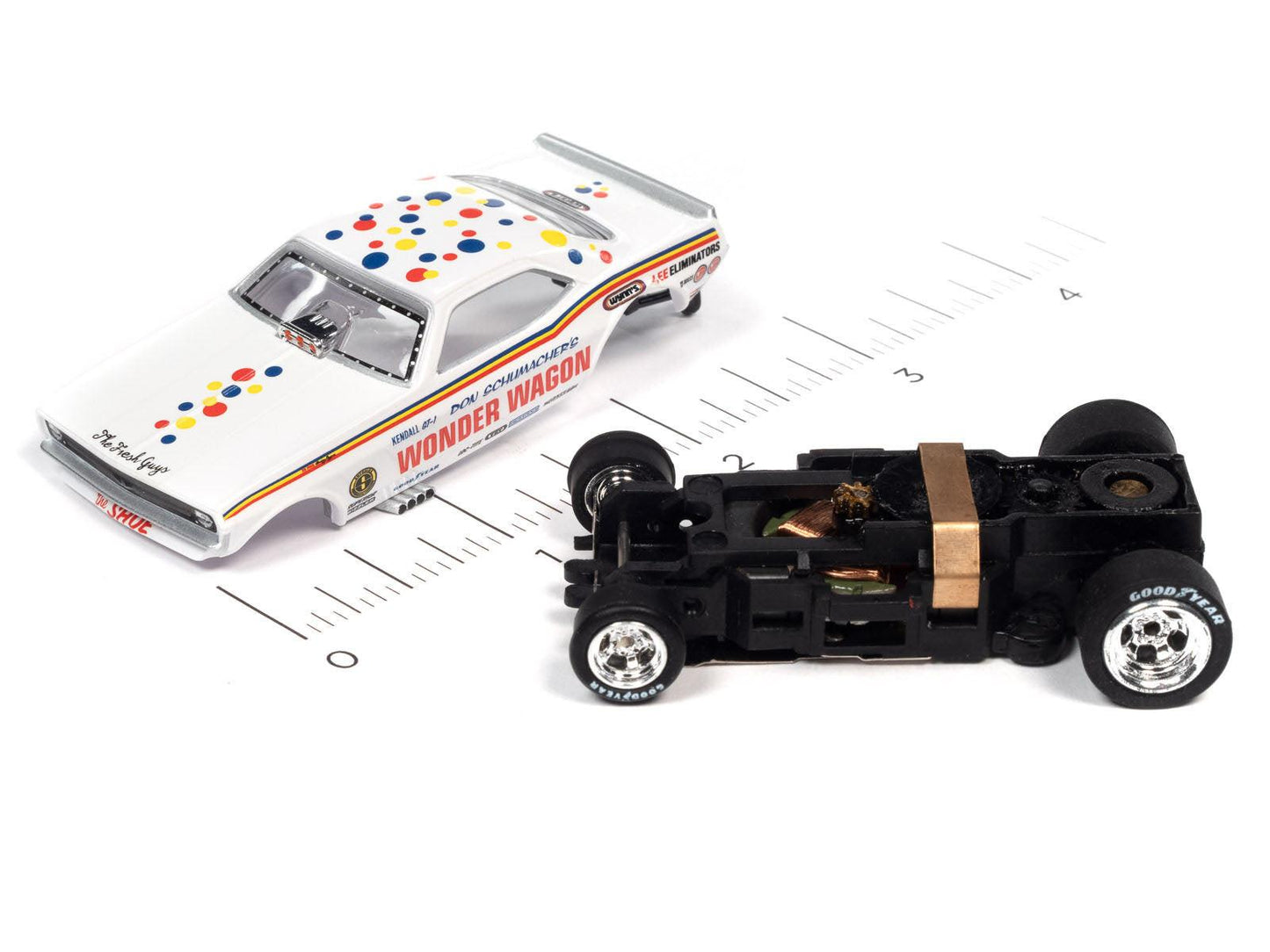 Auto World Don Schumacher Plymouth Barracuda Wonder Wagon Ho Slot Car SC363 - PowerHobby