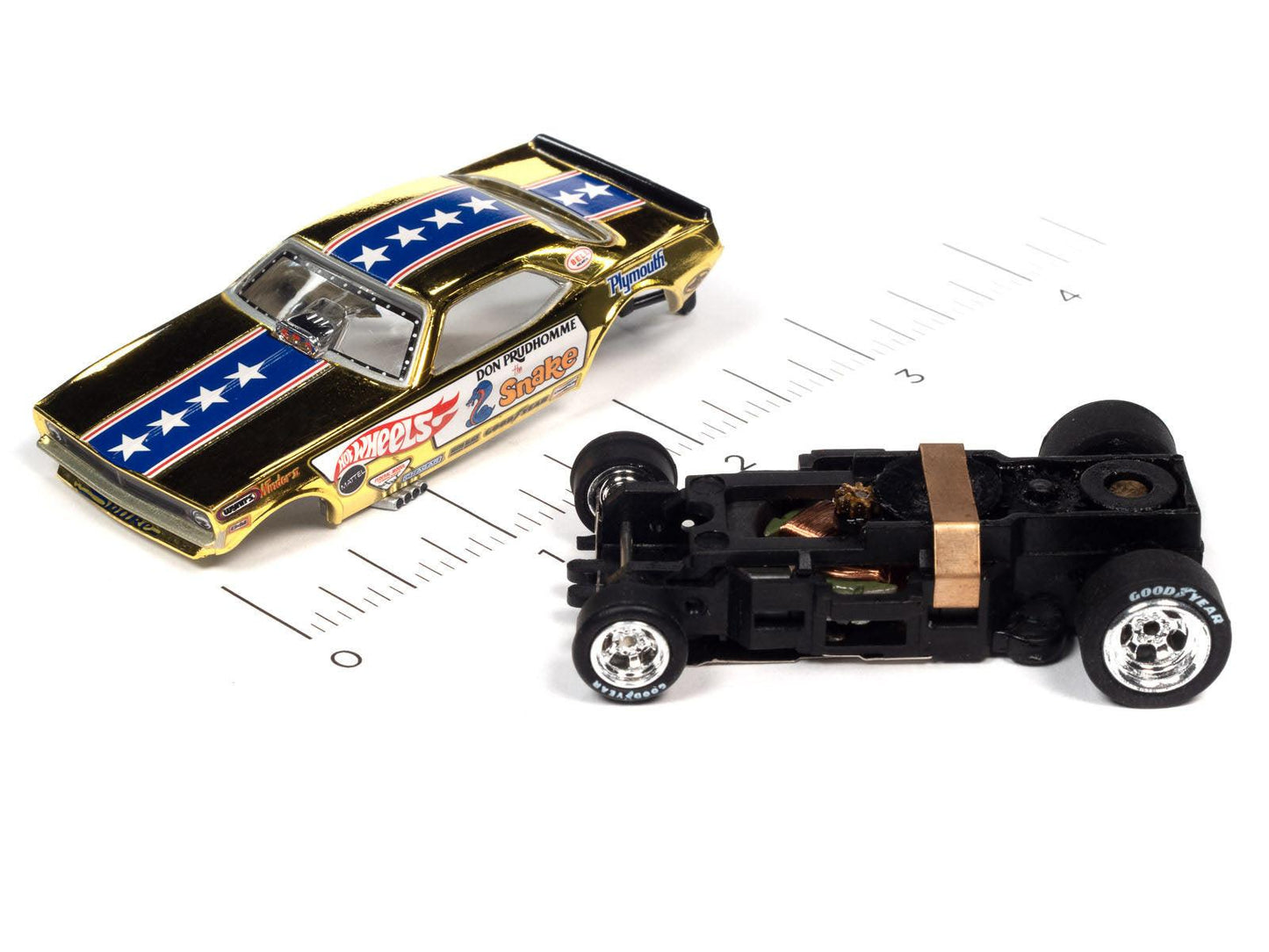 Auto World Don The Snake Prudhomme '70 Plymouth Cuda Ho Slot Car SC363 - PowerHobby