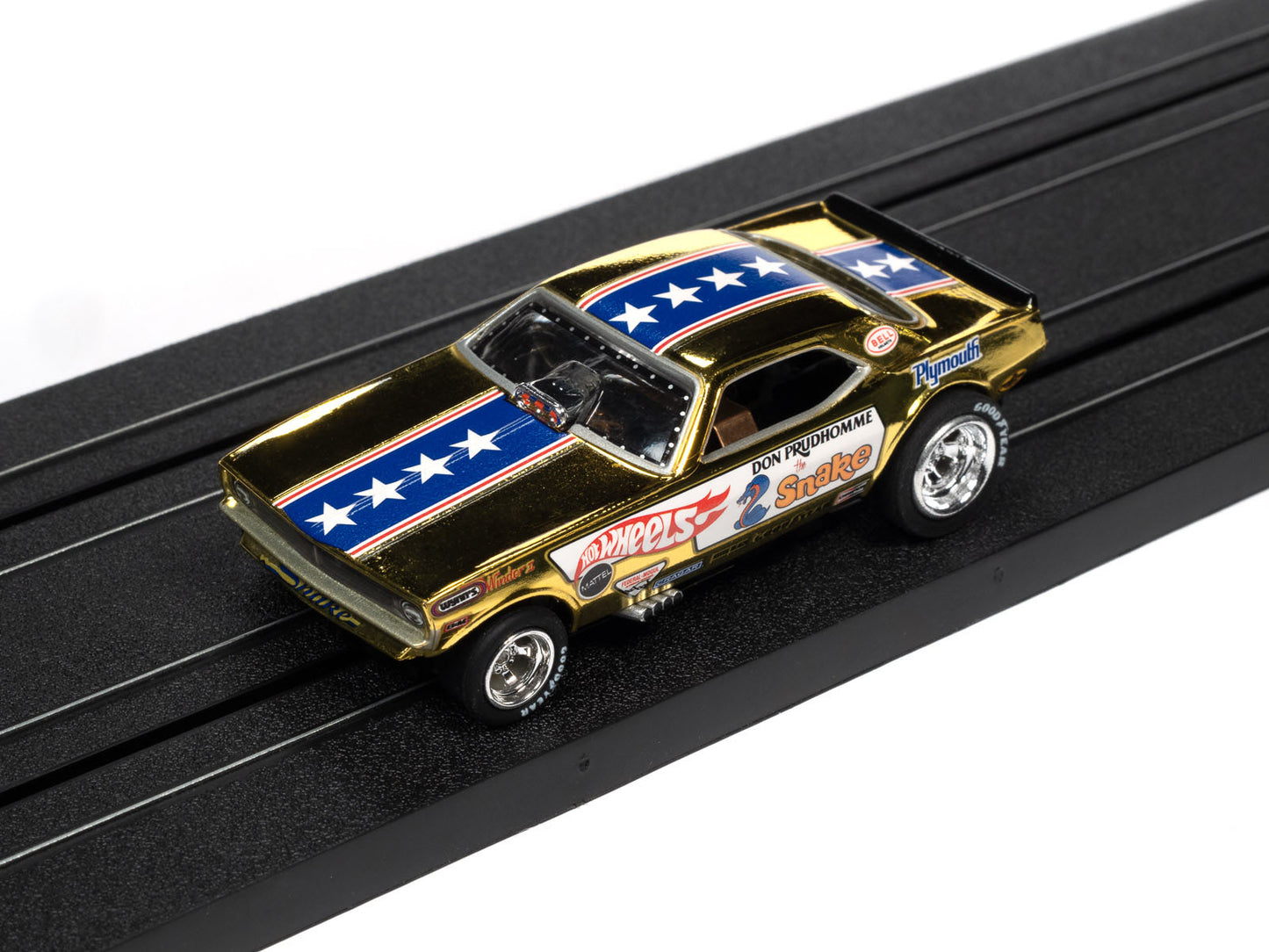 Auto World Don The Snake Prudhomme '70 Plymouth Cuda Ho Slot Car SC363 - PowerHobby