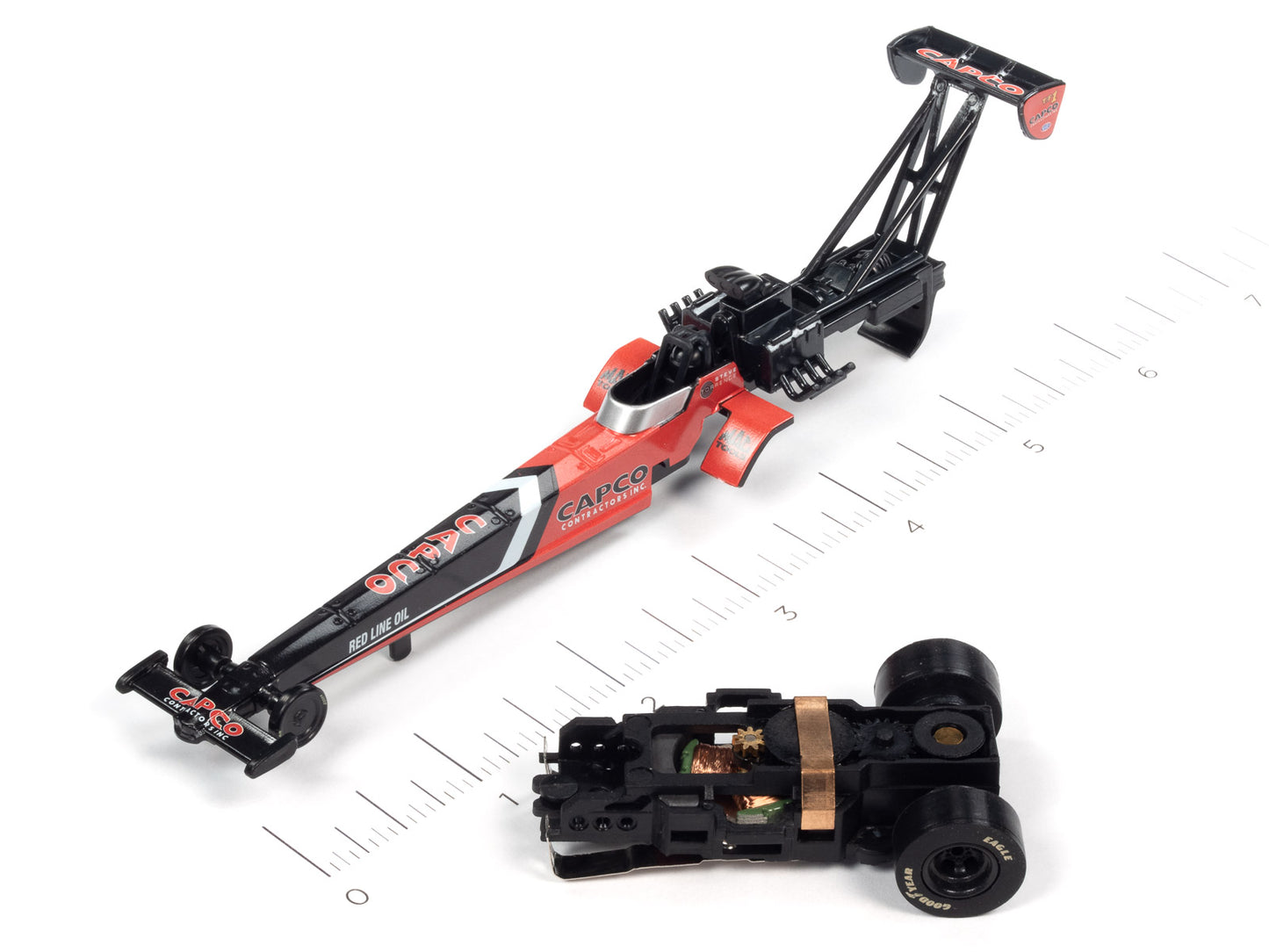 Auto World 4Gear NHRA Steve Torrence CAPCO Top Fuel Dragster HO Scale Slot Car SC370 R27 - PowerHobby