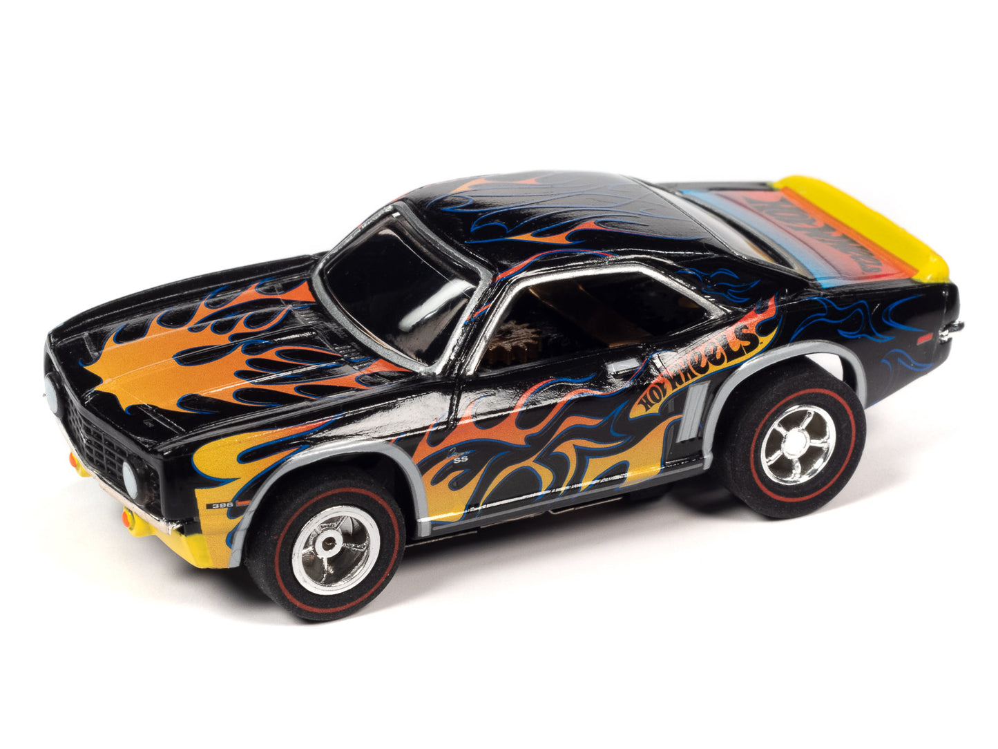 Auto World 1969 Camaro SS Hot Wheels Flames HO Slot Car SC382 - PowerHobby
