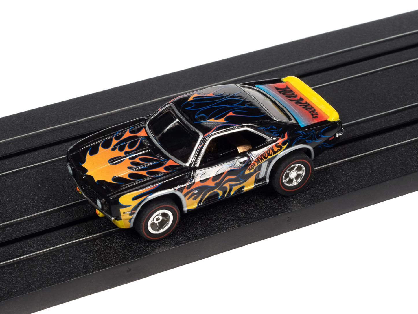 Auto World 1969 Camaro SS Hot Wheels Flames HO Slot Car SC382 - PowerHobby