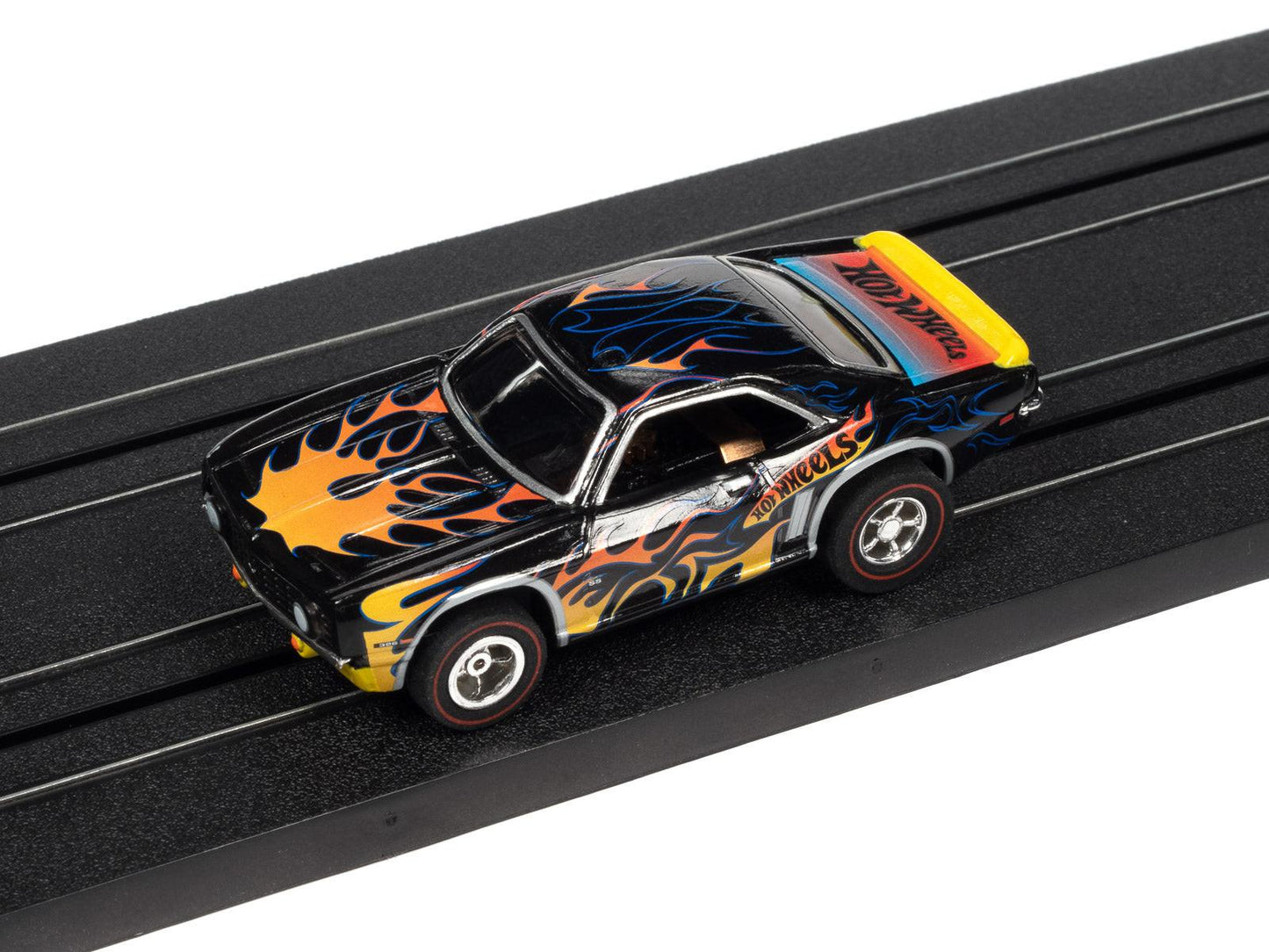Auto World 1969 Camaro SS Hot Wheels Flames HO Slot Car SC382 - PowerHobby