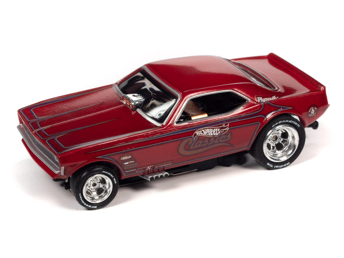 Auto World 1970 Plymouth Cuda Funny Car Hot Wheels HO Slot Car SC382 - PowerHobby