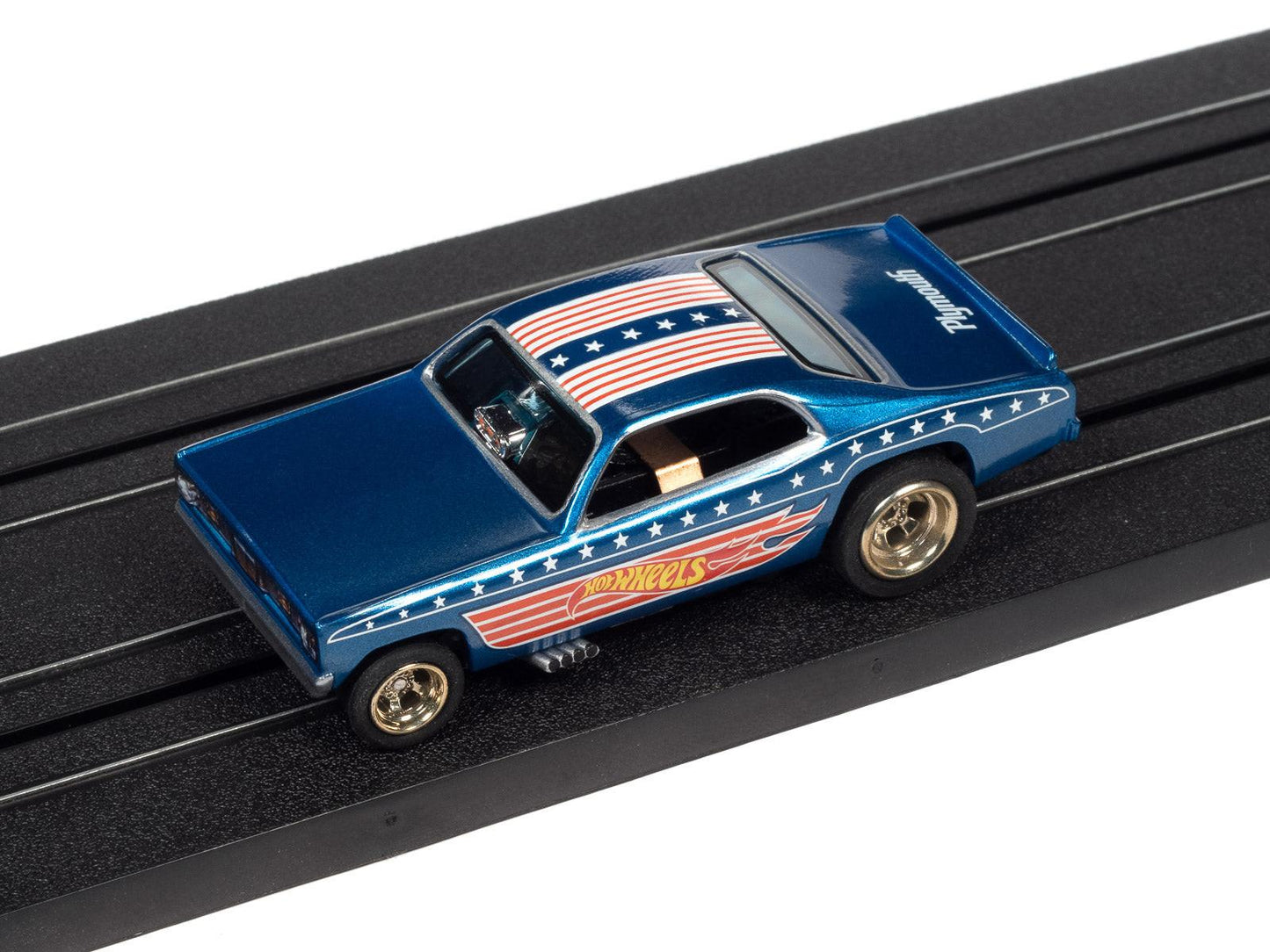 Auto World 1970 Plymouth Duster Funny Car Hot Wheels HO Slot Car SC382 - PowerHobby