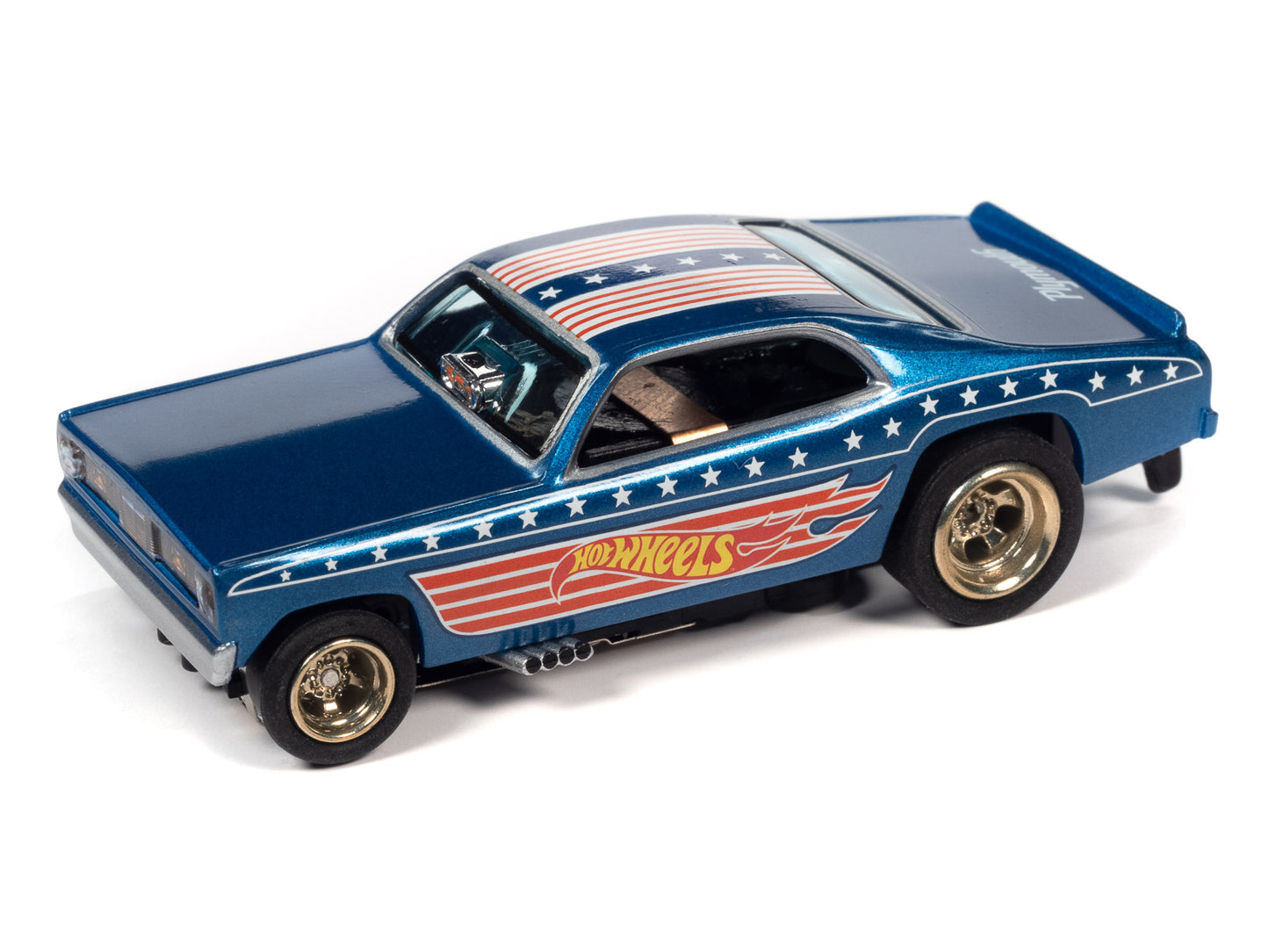 Auto World 1970 Plymouth Duster Funny Car Hot Wheels HO Slot Car SC382 - PowerHobby