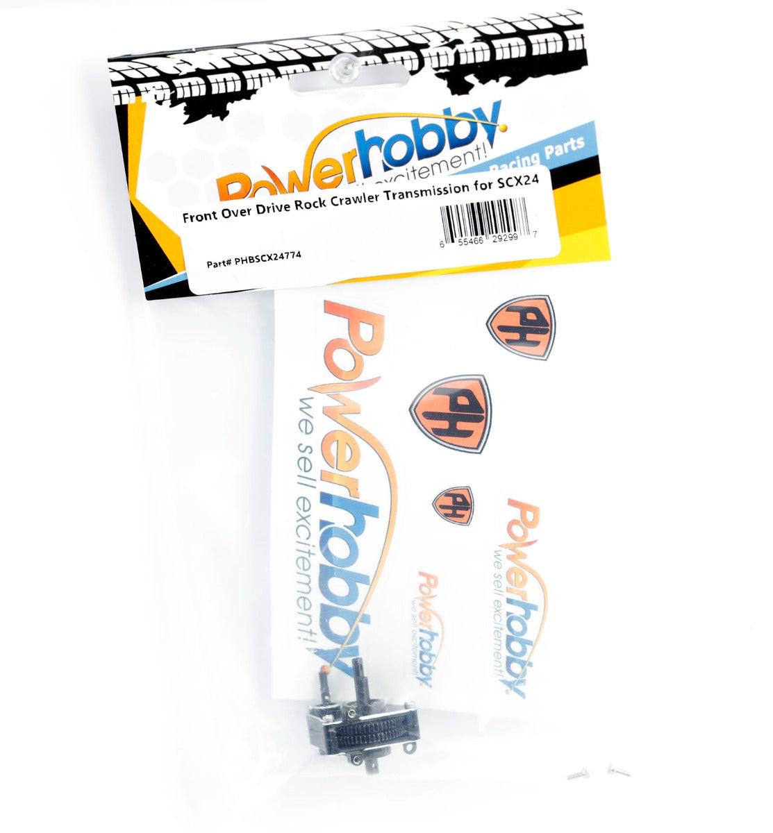 Powerhobby Axial SCX24 14% Front Over Drive Transmission - PowerHobby