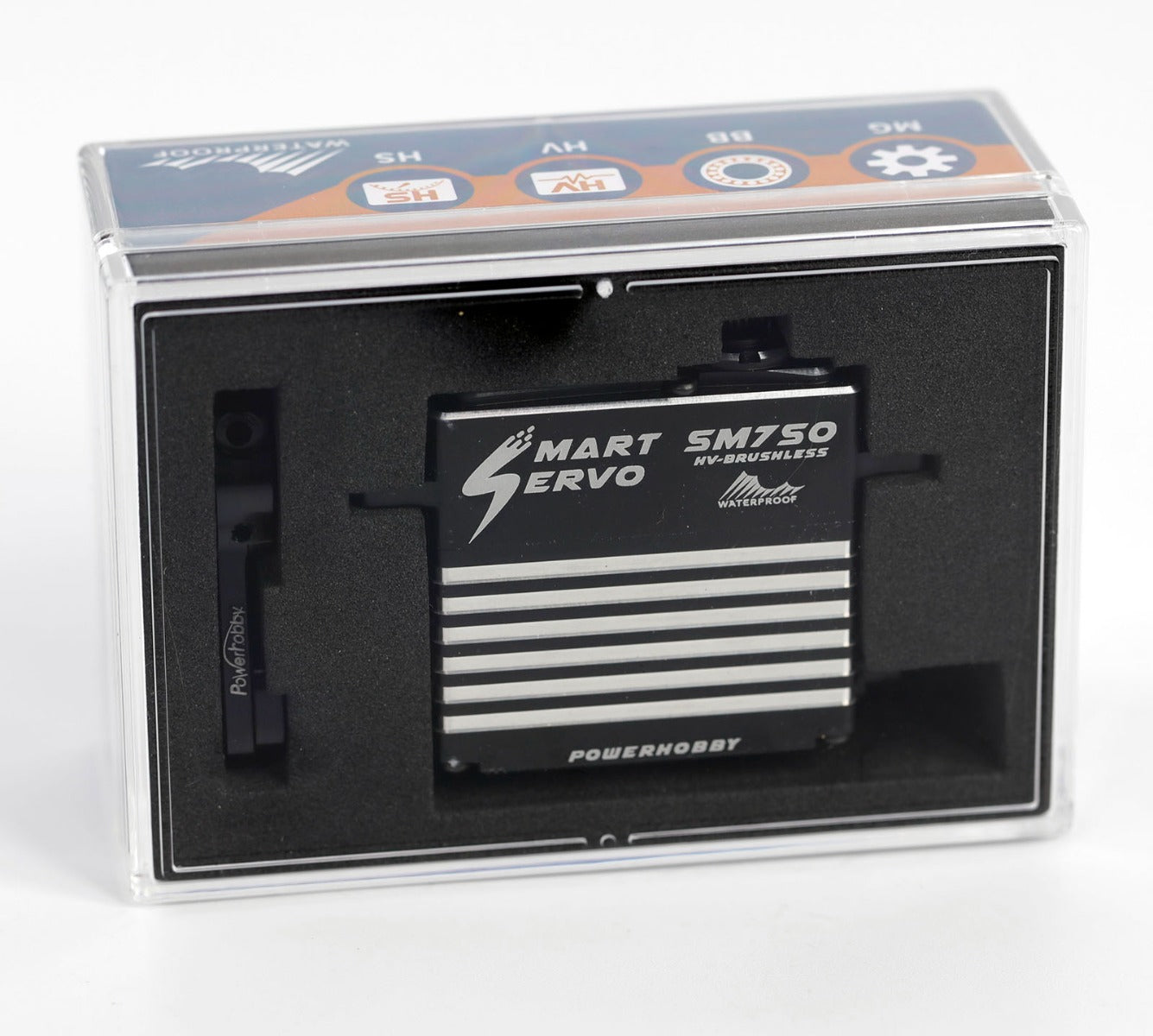 Powerhobby SM750 54KG Super Torque Steel Gears WP Smart Servo / Winch - PowerHobby