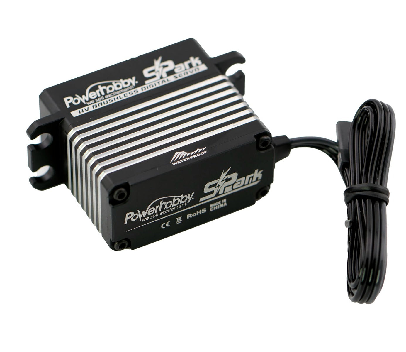 Powerhobby Spark HV Waterproof Brushless Steel Gear Servo / Aluminum Case - PowerHobby