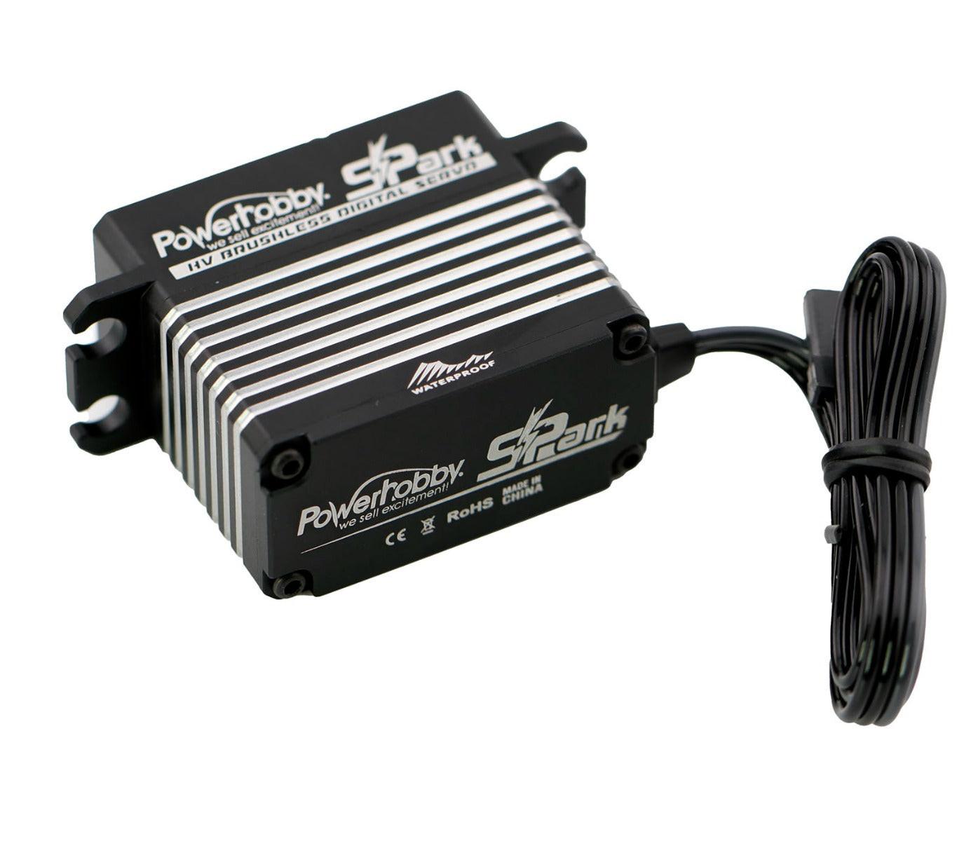 Powerhobby Spark HV Waterproof Brushless Steel Gear Servo / Aluminum Case - PowerHobby