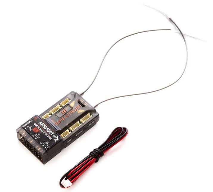 Spektrum SPMAR10100T AR10100T DSMX 10-Channel Telemetry Receiver - PowerHobby