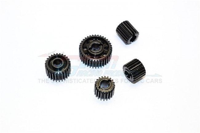 GPM SSCX21200-BLACK HARD STEEL DIFFERENTIAL GEARS AXIAL SCX10 II - PowerHobby