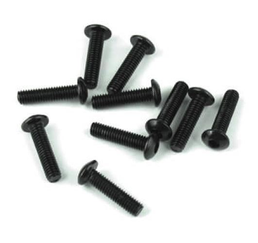 Tekno M3x12mm Button Head Screws (10Pieces) Black EB48.2 EB48SL NB48 SCT410.3 - PowerHobby