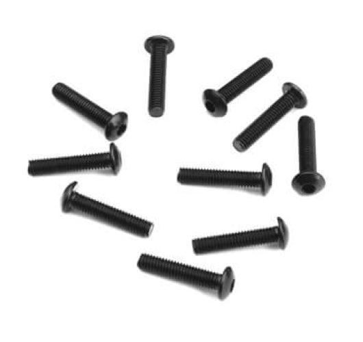 Tekno TKR1405 M3x14mm Button Head Screws (Black, 10pieces) EB410 ET410 - PowerHobby