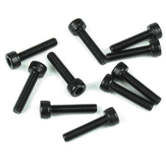 Tekno M3x14mm Cap Head Screws (Black 10pieces) EB48 NB48 ET48 SCT410 - PowerHobby