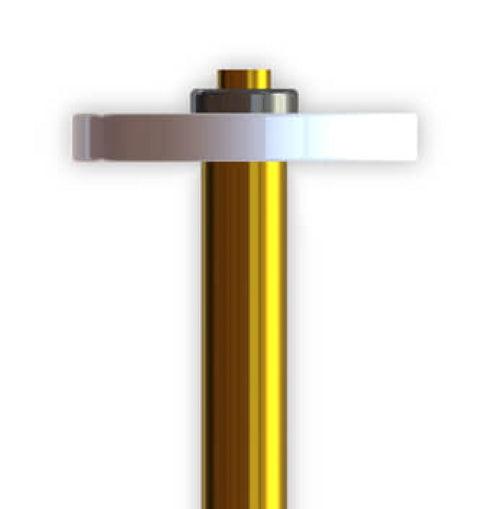 Tekno Shock Piston Blanks (CNC, Flat/Flat 16 Dimples) EB48 EB48SL ET48 MT410 - PowerHobby