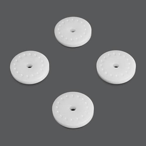 Tekno Shock Piston Blanks (CNC, Flat/Flat 16 Dimples) EB48 EB48SL ET48 MT410 - PowerHobby