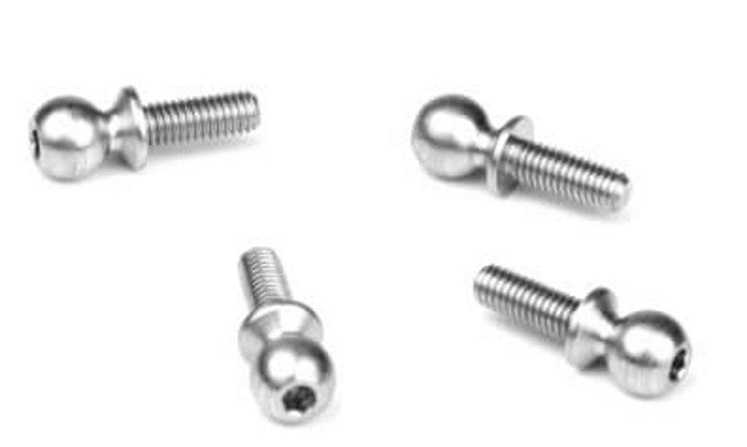Tekno RC TKR6208 Ball Stud 5.5mm Short Neck 8mm Thread (4) EB410 - PowerHobby
