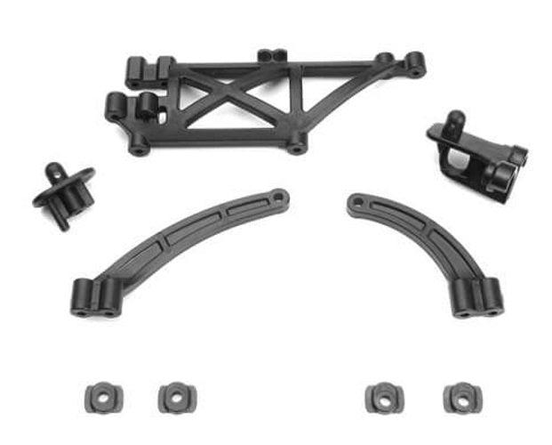 Tekno RC TKR6538 Chassis Brace, Body Mount Set EB410 - PowerHobby