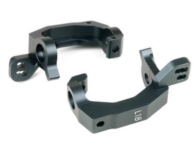 Tekno RC TKR9048B Spindle Carriers (Left/Right Aluminum 18 degree 2.0) ET48 2.0 - PowerHobby